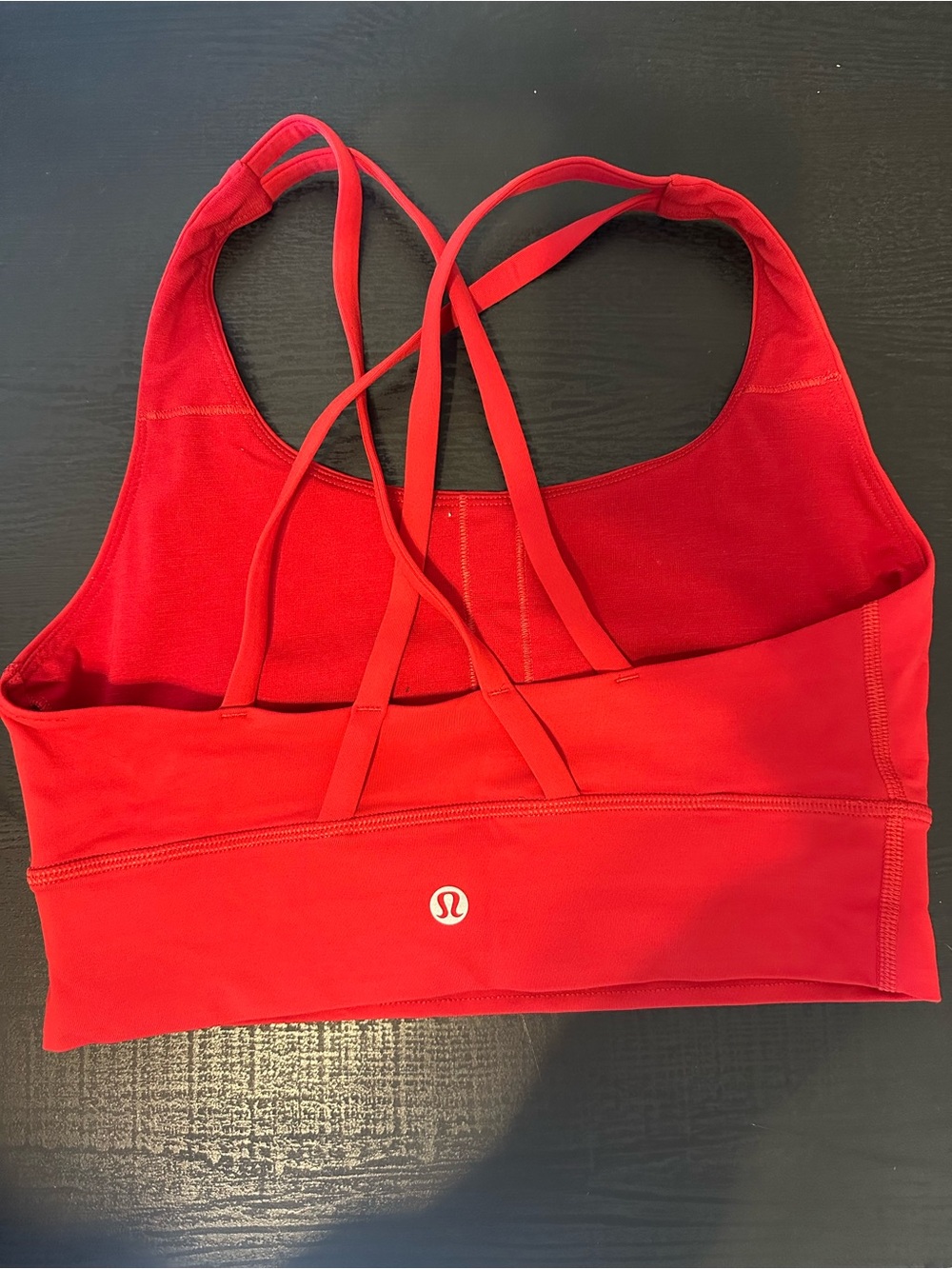 lululemon athletica Red Strappy Back Sports Bra